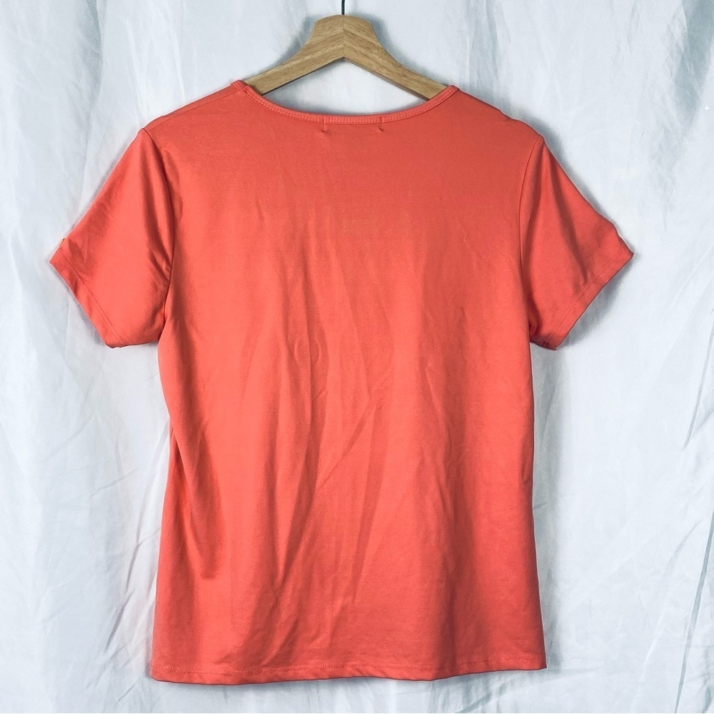 Birch Hill Women’s Coral Pink T-Shirt Medium - Picture 8 of 15